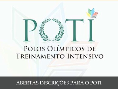 Inscrições abertas para os Polos Olímpicos de Treinamento Intensivo (POTI)