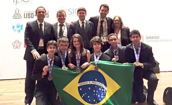 Medalhas de Prata para o Brasil na Olimpíada Internacional Júnior de Ciências (IJSO)