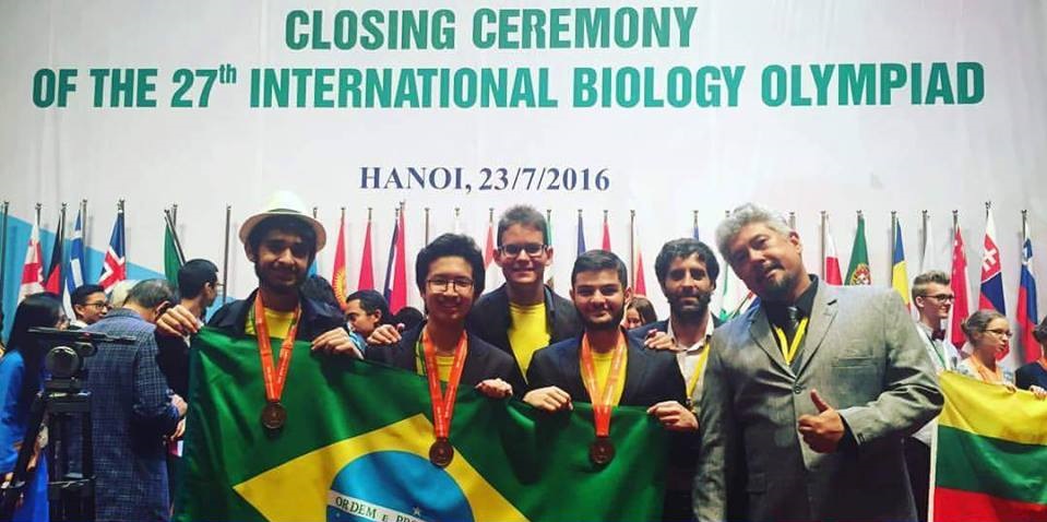 Brasil ganha três medalhas na Olimpíada Internacional de Biologia