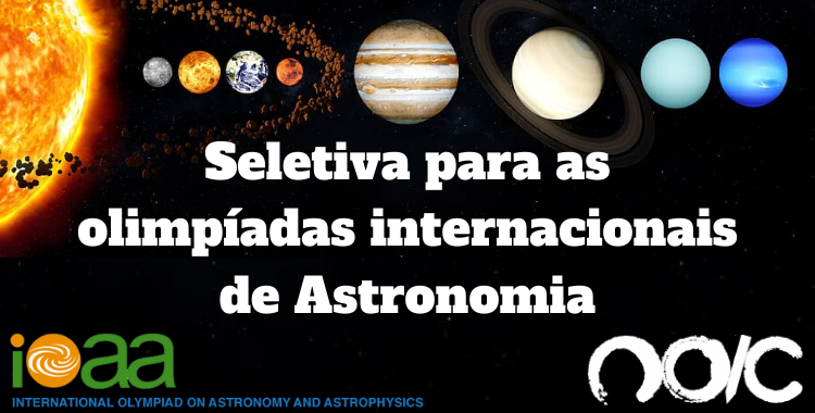 Hoje ó o primeiro dia da seletiva presencial para as olimpíadas internacionais de astronomia!