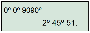 calculadora cientifica graus minutos segundos